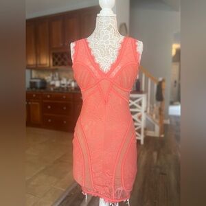 NWT BEBE -Mesh beautiful sexy, lacy dress !